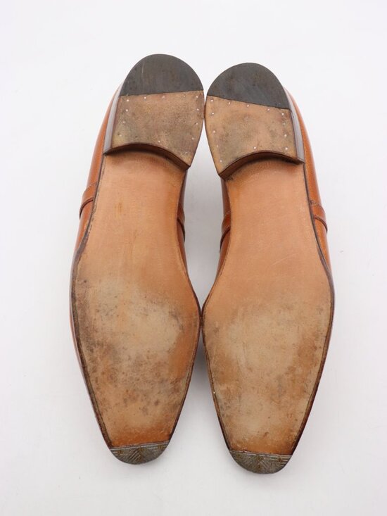Dmitri Bottier For Crockett & Jones Loafer Men\'s Size 8.5 Brown Leather Slip On main image 6